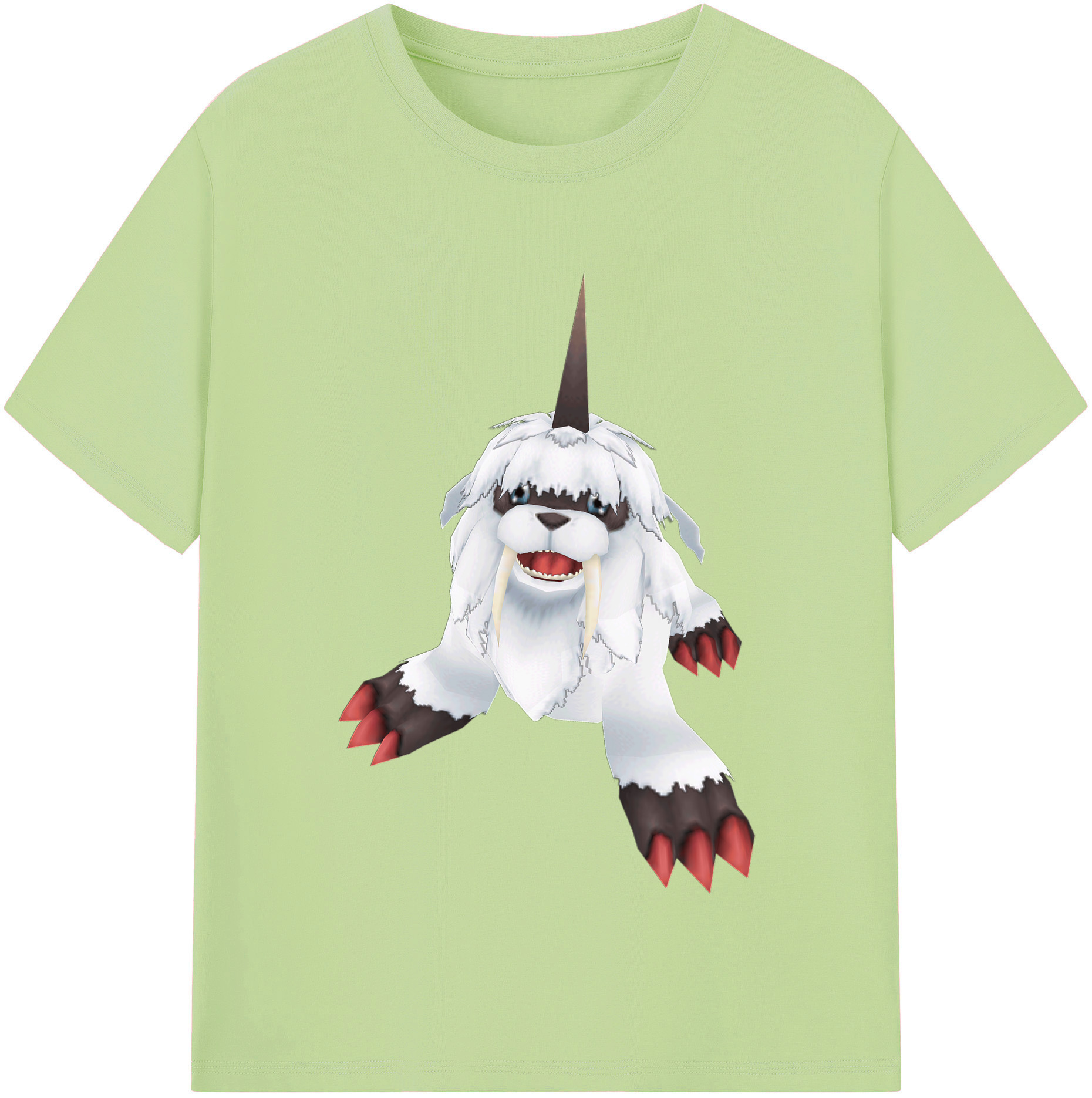 （画像用） Digimon デジタルモンスター/デジモン 綿100％半袖Tシャツ（フロントプリント）